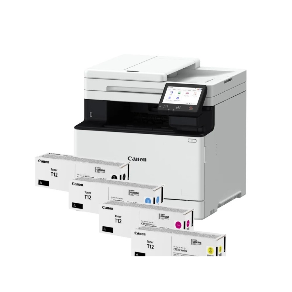 Canon imageFORCE C1333F A4 Цветно Лазерно МФУ – 33 стр./мин, Duplex, Wi-Fi, DADF + 1 комплект тонери T12 – 7185C001AA_PROMO