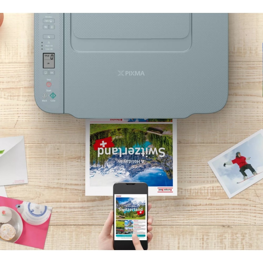 Canon PIXMA TS3752i All-In-One – мастиленоструйно мултифункционално устройство, Wi-Fi, синьо
