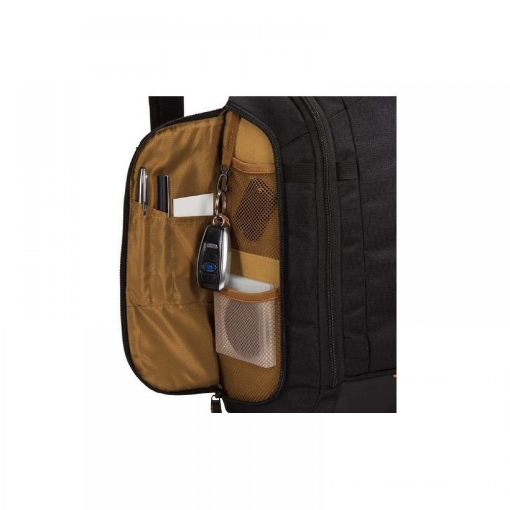 Case Logic CVBP-105 – slim раница за DSLR и лаптоп 14", PVC/текстил, черна