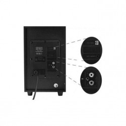 Озвучителна Система Creative SBS E2500 2.1 Bluetooth 5.0, FM Радио, USB MP3, 30W RMS – Черна