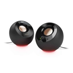Озвучителна Система Creative Pebble SE 2.0 4.4W RMS RGB USB-C – Черна