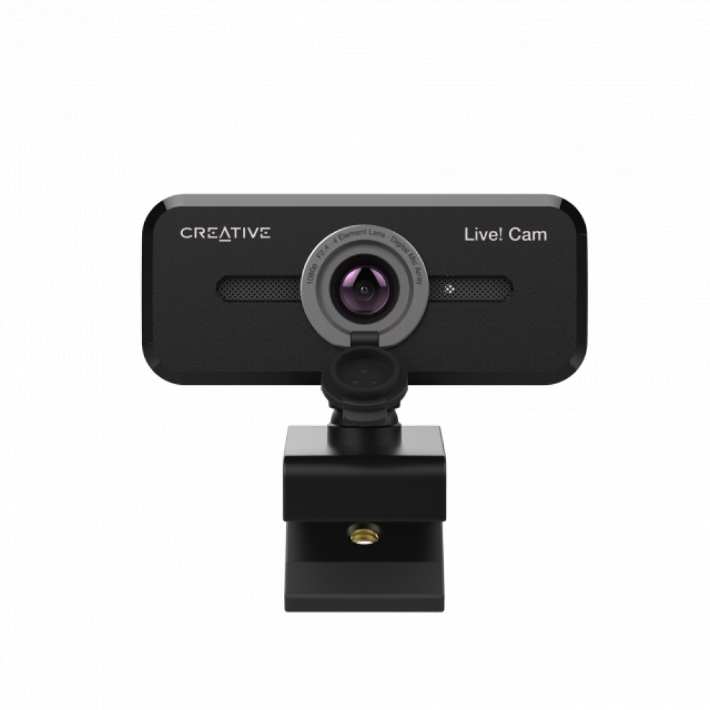 Creative Live! Cam Sync 1080p V2 Full HD Уеб Камера с Двойни Микрофони и SmartComms Kit – Черен – CREATIVE-WEB-LIVE-1080P