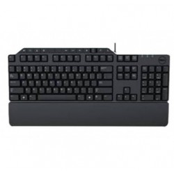 Dell KB522 USB Wired Business Multimedia Клавиатура с Цифров Блок и Palm Rest – Black