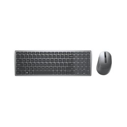 Dell Multi-Device Wireless Keyboard and Mouse KM7120W Безжичен Комплект Клавиатура и Мишка – Grey