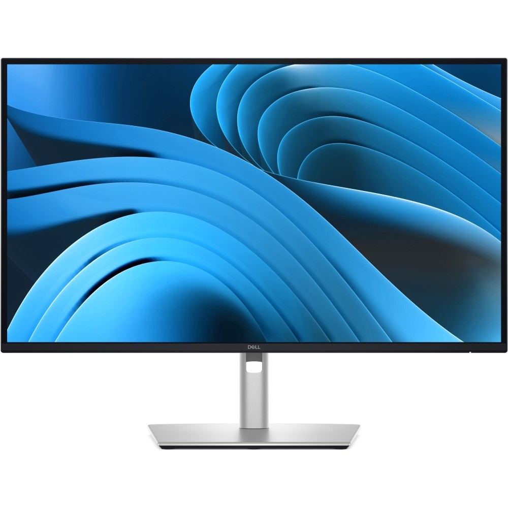 Монитор Dell P2725D 27" IPS QHD, USB-C, 100Hz, 350cd/m², Ergo - Черен/Сив