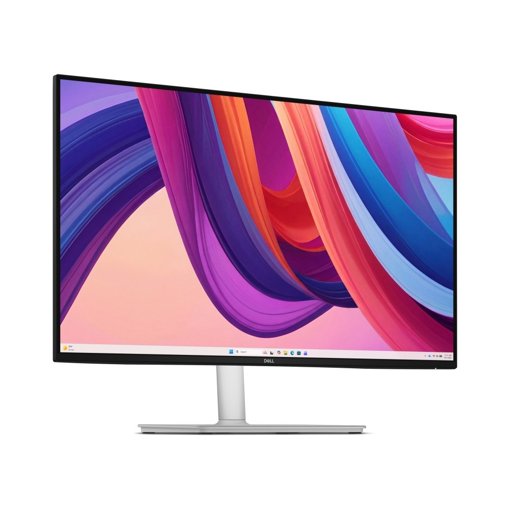 Монитор Dell S2726HS 27" Full HD IPS, 165Hz, 4ms GTG, HDR, AMD FreeSync, 2× HDMI, високоговорители 2×6W, ергономична стойка, бял