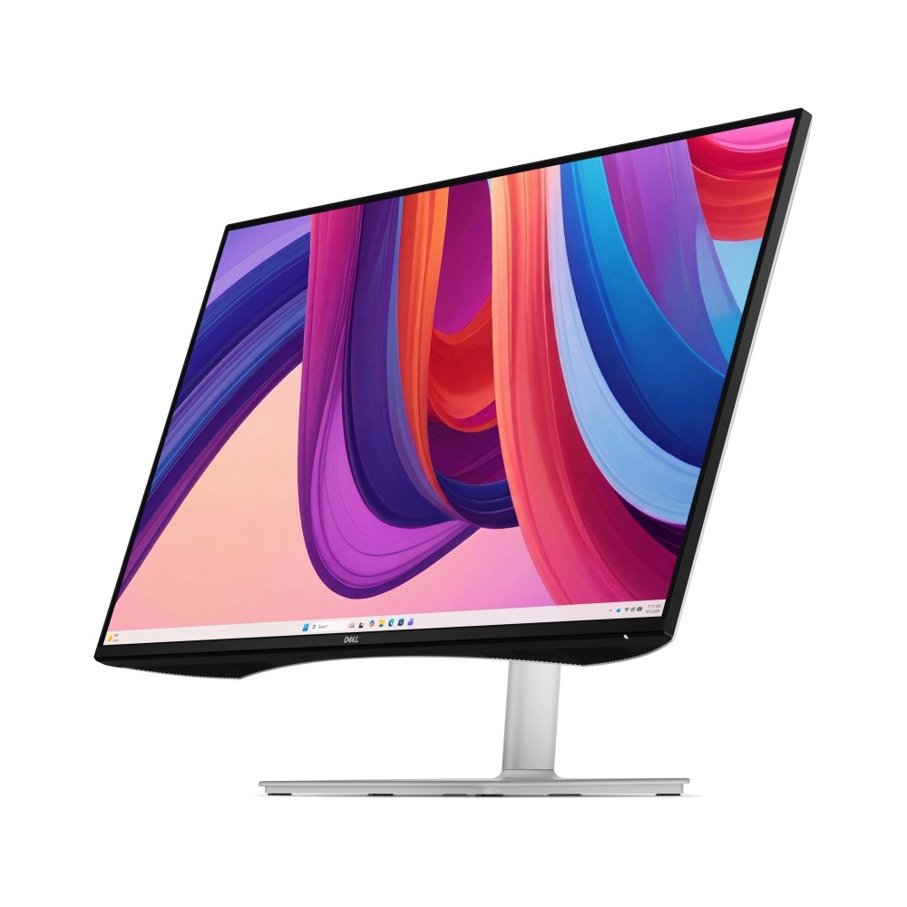 Монитор Dell S2726HS 27" Full HD IPS, 165Hz, 4ms GTG, HDR, AMD FreeSync, 2× HDMI, високоговорители 2×6W, ергономична стойка, бял