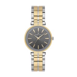 Daniel Klein DK.1.13768-5 Premium Дамски часовник Сребро/Злато- сив циферблат, верижка от неръждаема стомана
