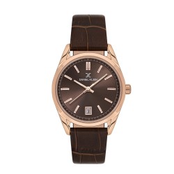 Daniel Klein DK.1.13770-5 – Дамски, Кварц, 32mm, Кафява кожа, Дата, 3 ATM - Premium