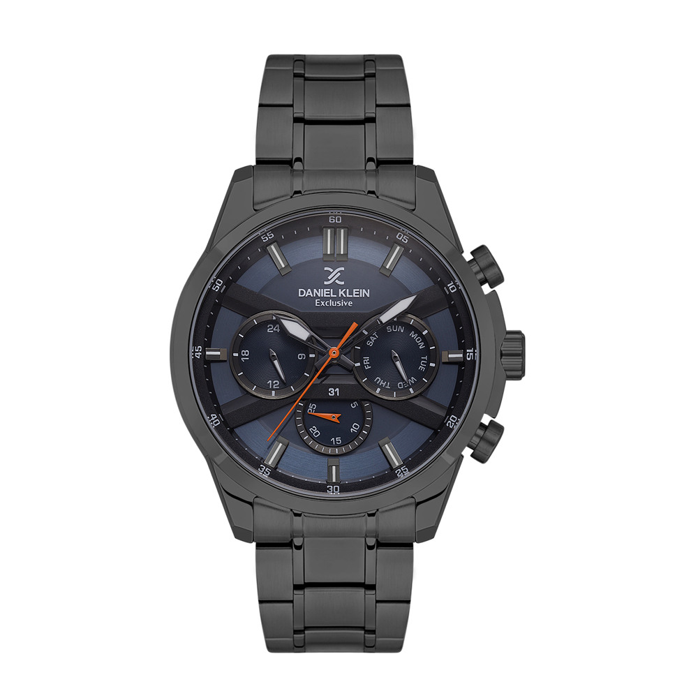 Daniel Klein DK.1.13793-4 - Мъжки часовник, Exclusive, Кварцов, 44mm, 5 ATM, Син