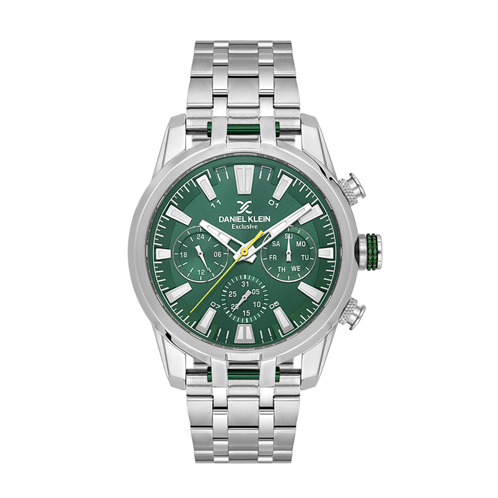 Daniel Klein DK.1.13802-2 - Мъжки часовник, Exclusive, Кварцов, 44mm, 5 ATM, Зелен