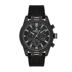 Daniel Klein DK.1.13803-5 - Мъжки часовник, Exclusive, Кварцов, 44mm, 5 ATM, Черен