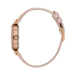 Daniel Klein DK.1.13967-5 – Дамски, Кварц, 40mm, Розова кожа, Кристали, 3 ATM - Premium