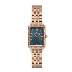 Daniel Klein DK.1.13970-5 Premium, Дамски часовник- син циферблат, розово-златна стоманена верижка