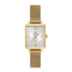 Daniel Klein DK.1.14054-4 Premium Дамски часовник- сив циферблат, златна стоманена верижка