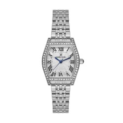 Daniel Klein DK.1.14106-1 - Дамски часовник, Premium, Кварцов, 27x34mm, 3 ATM, Сребрист