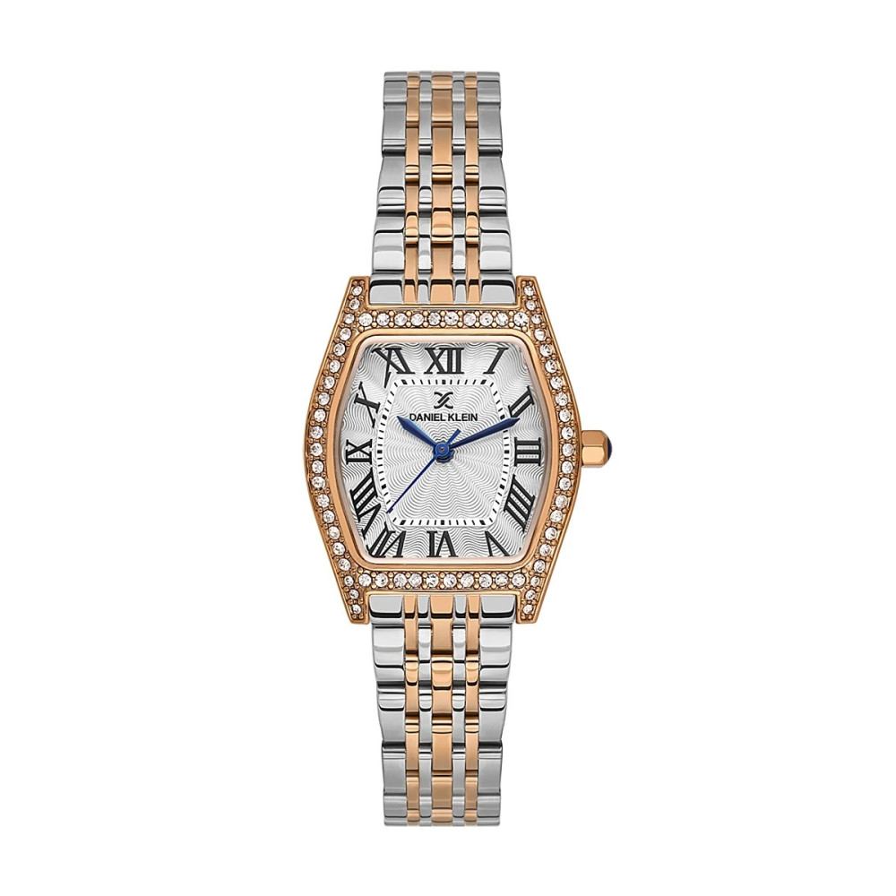 Daniel Klein DK.1.14106-6 - Дамски часовник, Premium, Кварцов, 27x34mm, 3 ATM, Розово злато