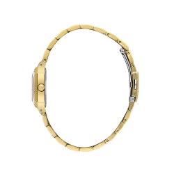 Daniel Klein DK.1.14157-2 – Дамски, Кварц, 21x31mm, Златна стомана, Седеф, Кристали, 3 ATM - Premium