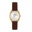 Daniel Klein DK.1.14181-2 – дамски часовник, кварцов, 28 mm, сив, кафява кожа