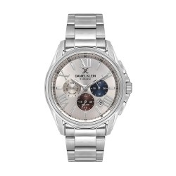 Daniel Klein DK.1.14222-4 - Мъжки часовник, Exclusive, Кварцов, 44mm, 5 ATM, Сив