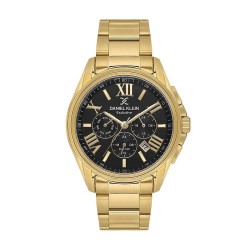 Daniel Klein DK.1.14222-5 - Мъжки часовник, Exclusive, Кварцов, 44mm, 5 ATM, Черен