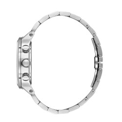Daniel Klein DK.1.14263-4 – мъжки часовник, кварцов, 45 mm, черен циферблат, 5 ATM, сребро/черна стомана