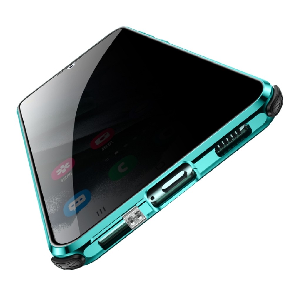 Samsung Galaxy S21 Ultra 5G View Window/ Magnetic Metal Frame Калъф и Протектор