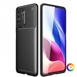 Xiaom Poco F3 Redmi K40 / K40 Pro / K40 Pro+ Mi 11i Удароустойчив Carbon Fiber Калъф и Протектор