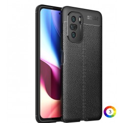 Xiaomi Poco F3 Redmi K40 / K40 Pro / K40 Pro+ Mi 11i   Удароустойчив Litchi Skin Калъф и Протектор