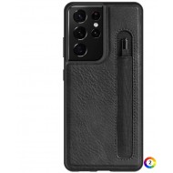 Samsung Galaxy S21 Ultra 5G Удароустойчив Кожен Калъф и Протектор