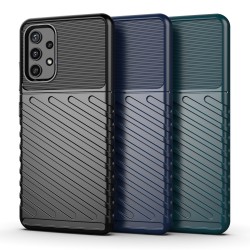 Samsung Galaxy A32 4G Удароустойчив Twill Texture Калъф и Протектор