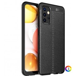 Samsung Galaxy A32 4G Удароустойчив Litchi Skin Калъф и Протектор