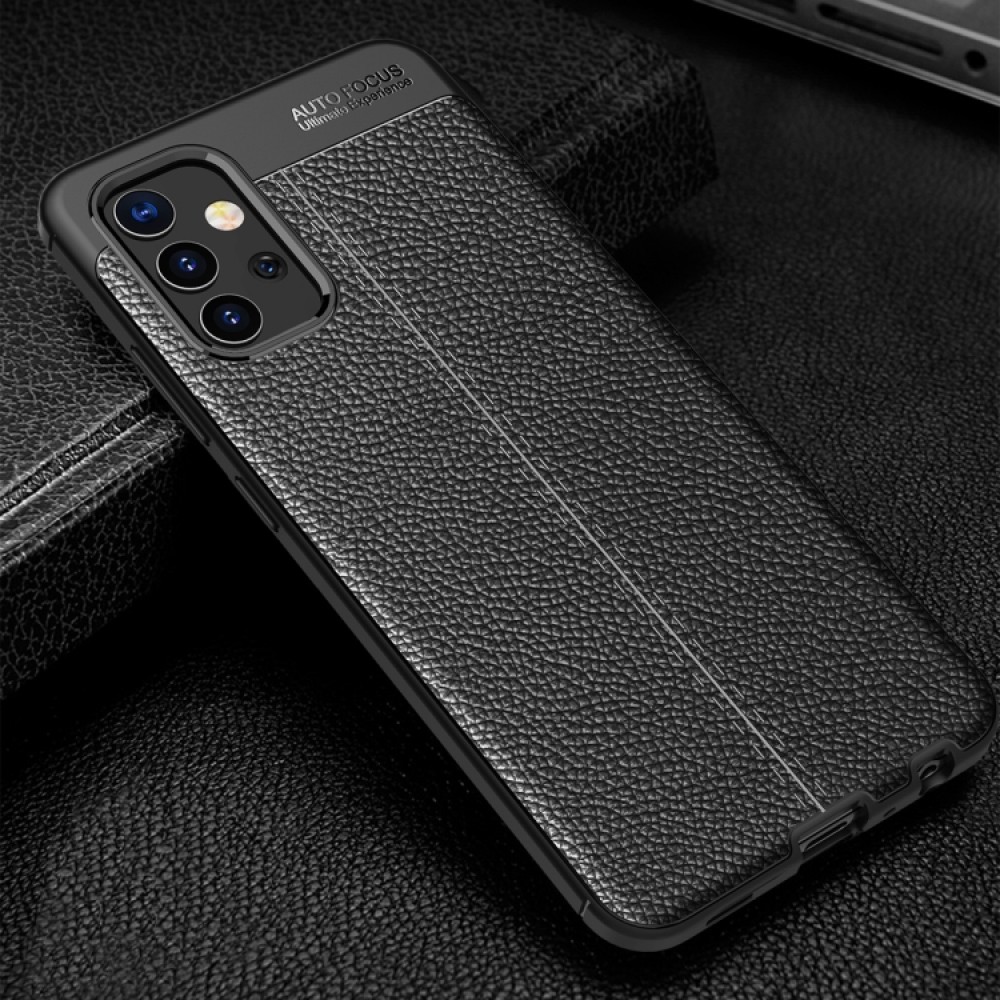 Samsung Galaxy A32 4G Удароустойчив Litchi Skin Калъф и Протектор