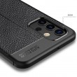 Samsung Galaxy A32 4G Удароустойчив Litchi Skin Калъф и Протектор