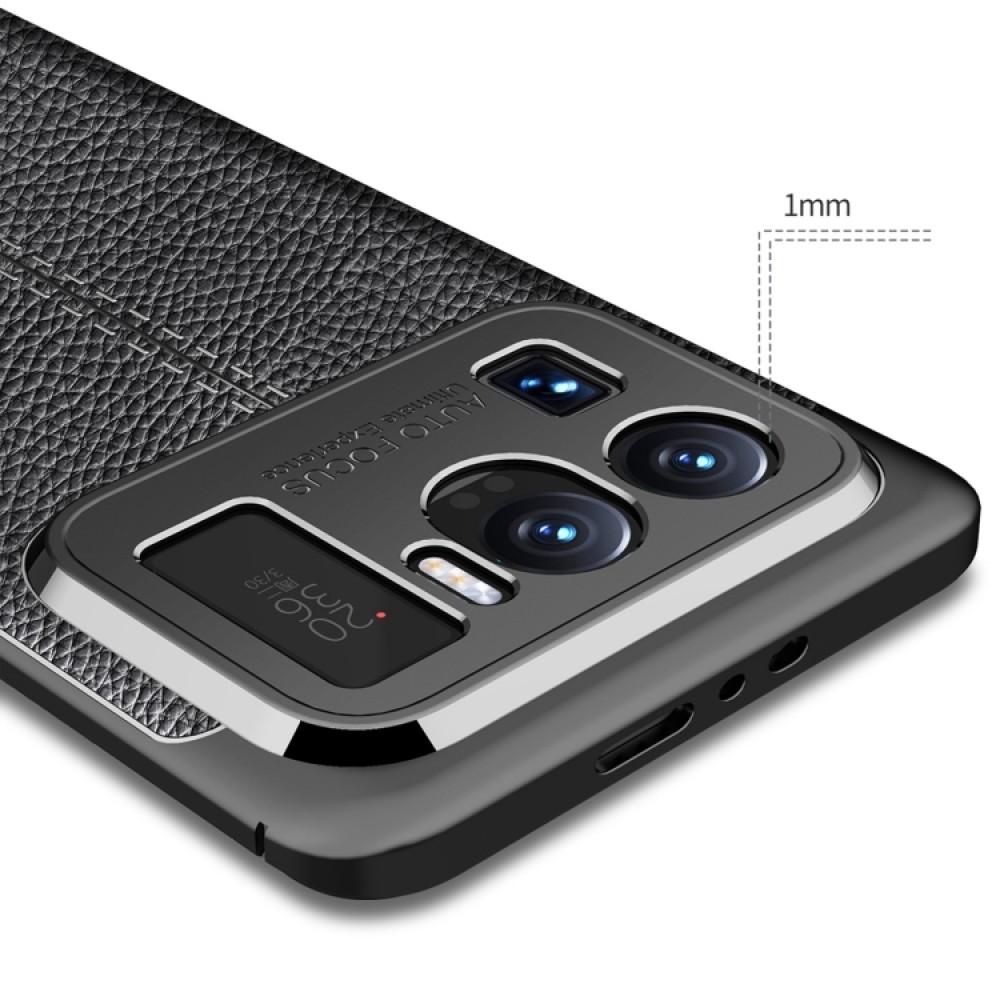 Xiaomi Mi 11 Ultra  Удароустойчив Litchi Skin Калъф и Протектор