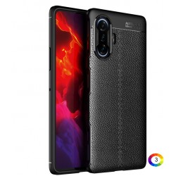 Xiaomi Redmi K40 Gaming  Удароустойчив Litchi Skin Калъф и Протектор
