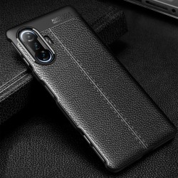 Xiaomi Redmi K40 Gaming  Удароустойчив Litchi Skin Калъф и Протектор