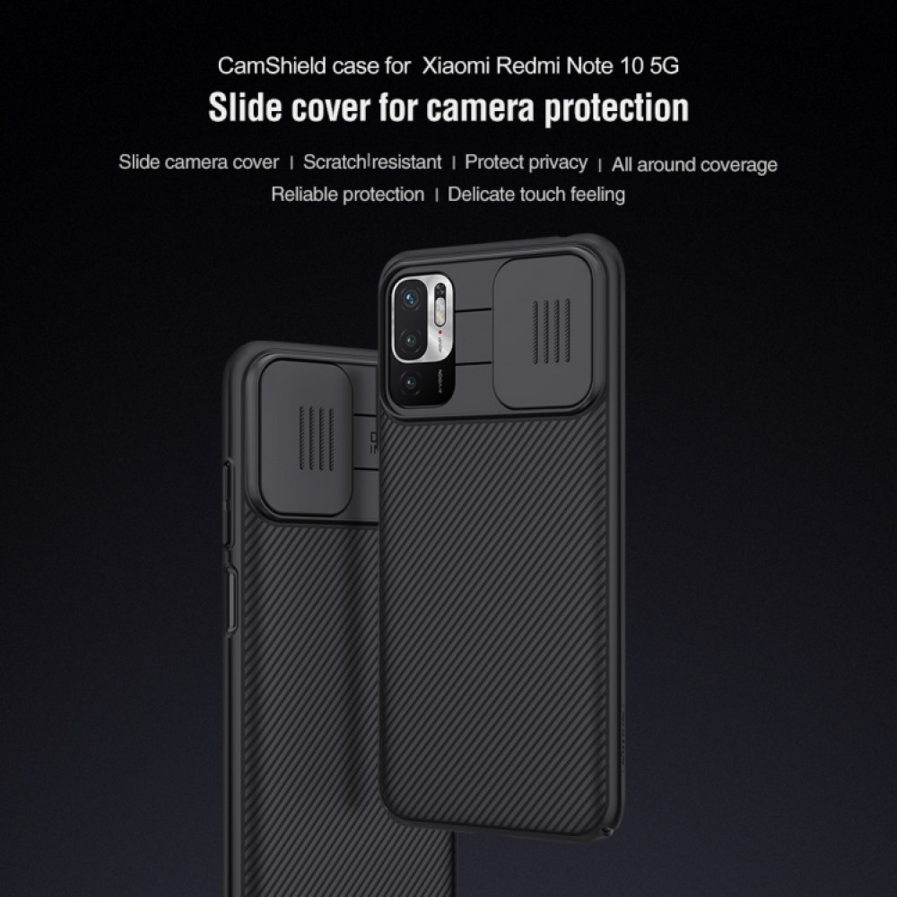 Xiaomi Redmi Note 10 5G Удароустойчив NILLKIN CamShield Калъф и Протектор