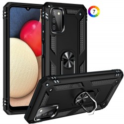 Samsung Galaxy A03s Удароустойчив Ring Holder Калъф и Протектор