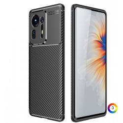 Xiaomi Mi Mix 4 Удароустойчив Carbon Fiber Калъф и Протектор