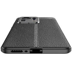 Xiaomi Mi Mix 4 Удароустойчив Litchi Skin Калъф и Протектор