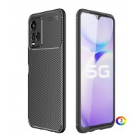 vivo Y33S Удароустойчив  Carbon Fiber Калъф и Протектор