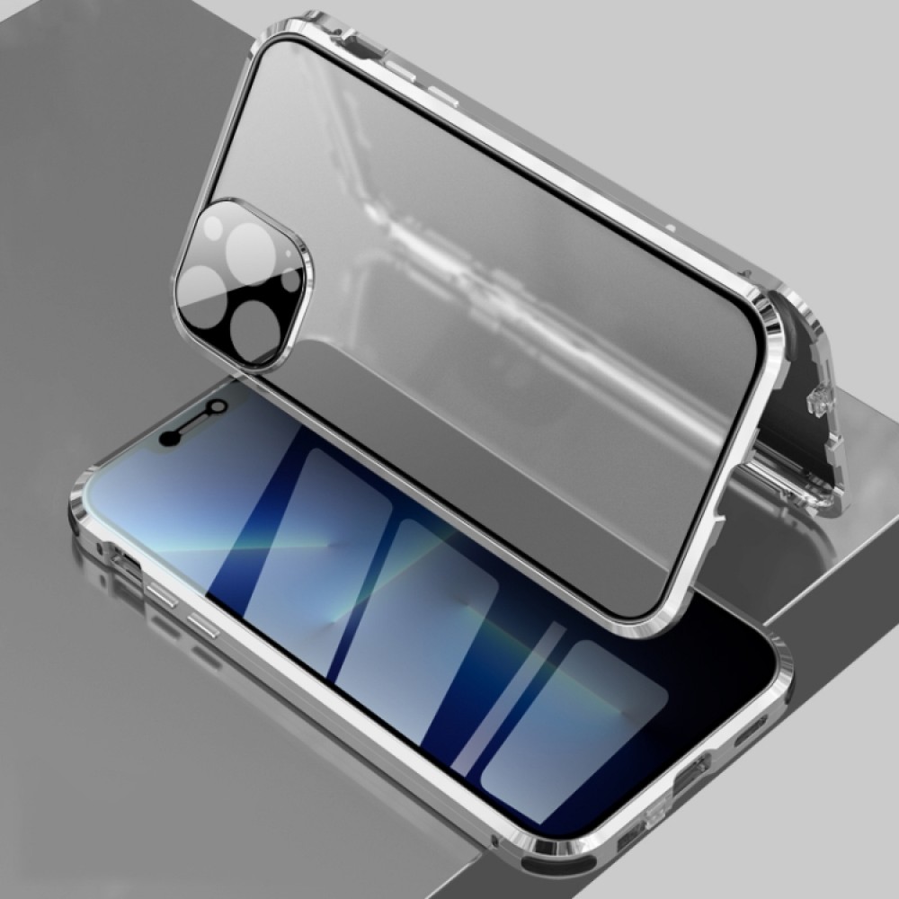 Apple  iPhone 13 Pro Удароустойчив Калъф Metal Frame с Магнит 360 Градуса Защита и Протектор