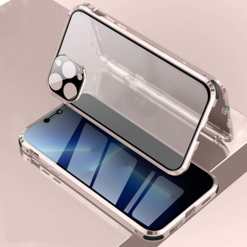 Apple  iPhone 13 Pro Удароустойчив Калъф Metal Frame с Магнит 360 Градуса Защита и Протектор
