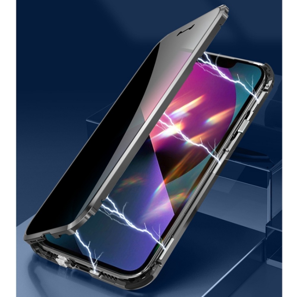 Apple  iPhone 13 Pro Удароустойчив Калъф Metal Frame с Магнит 360 Градуса Защита и Протектор