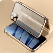 Apple  iPhone 13 Pro Удароустойчив Калъф Metal Frame с Магнит 360 Градуса Защита и Протектор