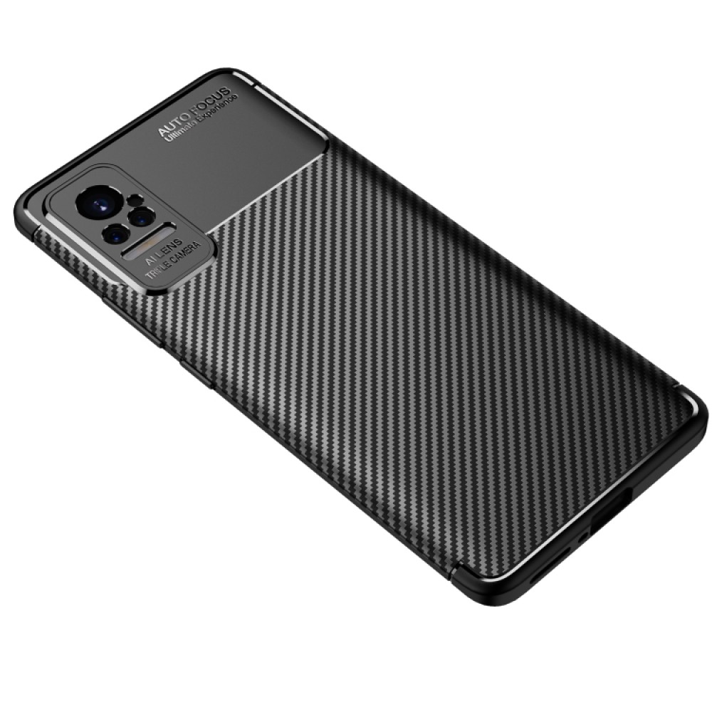 Xiaomi Civi Удароустойчив Carbon Fiber Калъф и Протектор