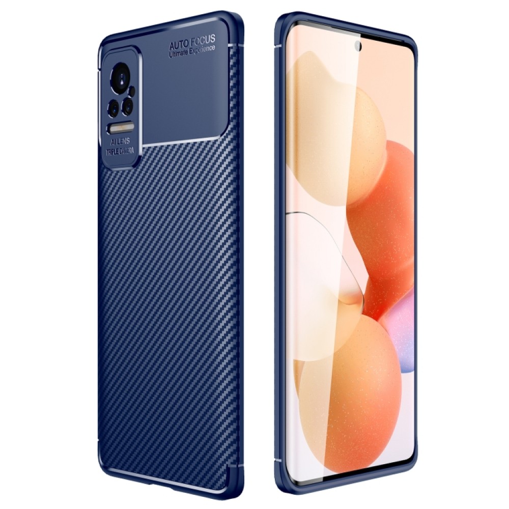 Xiaomi Civi Удароустойчив Carbon Fiber Калъф и Протектор