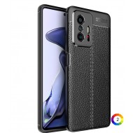 Xiaomi Mi 11T / 11T Pro Удароустойчив Litchi Skin Калъф и Протектор
