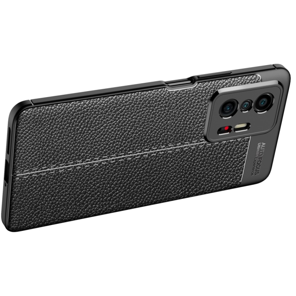 Xiaomi Mi 11T / 11T Pro Удароустойчив Litchi Skin Калъф и Протектор